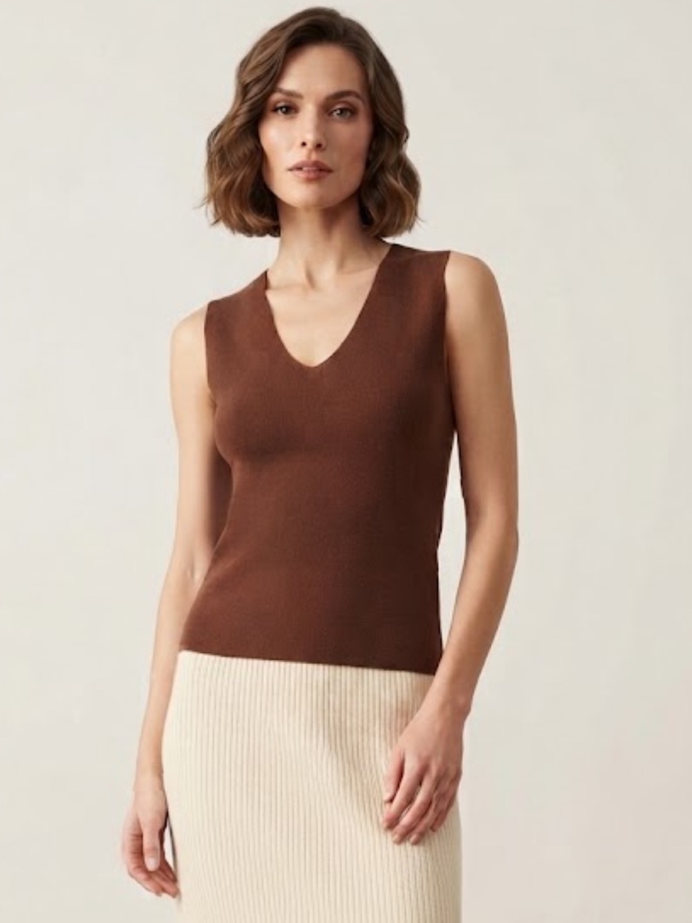 NWT Vintage Linda Allard Ellen Tracy sleeveless knit tank